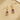 Push Back Stud Earring - Brass - Ruby - Natural Stone - Crystal - 18k real gold plated - 4gr - MJ900079 - MinjuanRong