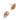 Push Back Stud Earring - Natural Stone - Citrine Topaz - 316 Surgical Stainless steel - Gold Tone Plated stone - 5gr - MJ104250 - MinjuanRong