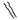 Hairpin - Acrylic - Black - 6.3gr - MJ104173 - MinjuanRong