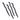 Hairpin - Acrylic - Black - 6.3gr - MJ104173 - MinjuanRong