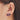 Push Back Stud Earring - Natural Stone - Amethyst - 316 Surgical Stainless steel - Gold Tone - Plated stone - 4gr -MJ104261 - MinjuanRong