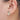 Push Back Stud Earring - Brass - Stainless Steel Stud - Citrine Natural Stone - Gold Tone Plated Brass - 7.57gr - MJ200995 - MinjuanRong