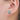 Push Back Stud Earring - Brass - Quartz Crystal - Gold Tone Plated Brass - 5.34gr - MJ201003 - MinjuanRong