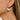 Push Back Stud Earring - Brass - Cubic Zircon - 316 Stainless Steel Stud - 18K Real White Gold Plating - 7.7gr - MJ104140 - MinjuanRong