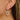 Push Back Stud Earring - Brass - Cubic Zircon - 316 Stainless Steel Stud - 18K Real White Gold Plating - 5.3gr - MJ103638 - MinjuanRong