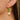 Huggie Hoop Wire Earring - Brass - Stainless Steel - Crystal - 18K Real Gold Plating - Gold Tone Vacuum Plating - 4.1gr - MJ104043 - MinjuanRong