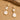 Push Back Stud Earring - Brass - Pearl - 316 Stainless Steel Stud - 18K Real Gold Plating - 8.6gr - MJ102529 - MinjuanRong