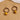 Wire Hook Earring - Walnut Wood - Brass316 Surgical Stainless Steel Stud - 18K Real Gold Plated Brass - 2.9gr - MJ102736 - MinjuanRong