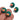 Push Back Stud Earring - Resin - 316 Stainless Steel Stud - Green - 2.2gr - MJ102993 - MinjuanRong