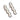 Hairpin - Acrylic - Iron - White - 4.2gr - MJ104279 - MinjuanRong
