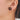 Push Back Stud Earring - Resin - 316 Stainless Steel Stud - Brown - 2.8gr - MJ102997 - MinjuanRong