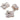 Hairpin - Acrylic - Iron - White - 25.8gr - MJ104268 - MinjuanRong