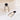 Push Back Stud Earring - Acrylic - Brass - 316 Stainless Steel Stud - 8.2gr - MJ202109 - MinjuanRong