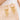 Push Back Stud Earring - Brass - 316 Stainless Steel Stud - 18K Real Gold Plating - 13.9gr - MJ202088 - MinjuanRong