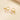 Huggie Hoop Wire Earring - Brass - Cubic Zircon Glass - 18K Real Gold Plating - 3.7gr - MJ102485 - MinjuanRong
