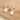 Huggie Hoop Wire Earring - Brass - Fake Pearl - 18K Real Gold Plating - 6.1gr - MJ102339 - MinjuanRong