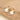 Huggie Hoop Wire Earring - Brass - Fake Pearl - 18K Real Gold Plating - 9.2gr - MJ102342 - MinjuanRong