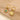 Huggie Hoop Wire Earring - Stainless SteelAfrican Turquoise Natural Stone - 18K Real Gold Vacuum Plating - 8.5gr - MJ103670 - MinjuanRong