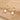Huggie Hoop Wire Earring - Brass - Pearl - 18K Real Gold Plating - 3gr - MJ102507 - MinjuanRong
