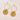 Wire Hook Earring - Brass - Raw Brass - 3.6gr - MJ102616 - MinjuanRong