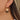 Push Back Stud Earring - Brass - 925 Silver Stud - Bodhi SeedPipal Tree Seed - 18K Real Gold Plating - 4.2gr - MJ103553 - MinjuanRong