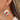 Push Back Stud Earring - Brass - Acrylic - Zircon - 316 Stainless Steel - 18k real gold plating - 8.4gr - MJ102625 - MinjuanRong