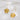 Push Back Stud Earring - Stainless Steel - Vacuum Real Gold Plating - 8.3gr - MJ105565 - MinjuanRong