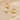 Push Back Stud Earring - Brass - Fake Pearl - 316 Stainless Steel Stud - 18K Real Gold Plating - 7.9gr - MJ102337 - MinjuanRong