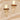 Push Back Stud Earring - Walnut Wood - brass - 316 stainless steel stud - brown - 18K Real Gold Plating - 7.3gr - MJ102525 - MinjuanRong