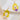Wire Hook Earring - 316 stainless Steel - Acrylic - Glass - 18K Real Gold Plating - Yellow - 5.8gr - MJ103163 - MinjuanRong