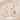 Push Back Stud Earring - Polymer Clay - Brass - 316 Stainless Steel Stud - 18k Real Gold Plating - 13.3gr - MJ202295 - MinjuanRong