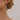 Push Back Stud Earring - Brass - Glass - 316 Stainless Steel Stud - 18K Real White Gold Plating - 9.6gr - MJ106924 - minjuanrong.com.tr