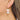 Wire Hook Earring - Brass - Blue Moonstone - handmade Glass - 18k real white gold plating - 8.6gr - MJ103599 - MinjuanRong