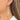 Huggie Hoop Wire Earring - Brass - Stainless Steel - Glass - 18K Real White Gold Plating - 7.8gr - MJ102680 - MinjuanRong