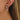 Push Back Stud Earring - Brass - 18K Real White Gold Plating - 8.9gr - MJ105826 - MinjuanRong