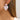 Push Back Stud Earring - Brass - Acrylic - 316 Stainless Steel Stud - 18K Real Gold Plating - 7gr - MJ900250 - minjuanrong.com.tr