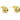 Push Back Stud Earring - Brass - 925 Silver Stud - 18k real gold plating - 9.4gr - MJ102917 - MinjuanRong