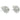 Push Back Stud Earring - Brass - 316 stainless steel stud - 18k real white gold plating - 15.5gr - MJ102827 - MinjuanRong