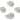 Push Back Stud Earring - Brass - 316 stainless steel stud - 18k real white gold plating - 15.5gr - MJ102827 - MinjuanRong