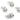 Push Back Stud Earring - Brass - 925 Silver Stud - 18k real white gold plating - 9.4gr - MJ102918 - MinjuanRong