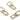 Huggie Hoop Wire Earring - Brass - Zircon - 18K Real Gold Plated Brass - 7.1gr - MJ102155 - MinjuanRong
