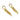 Push Back Stud Earring - Brass - Silver Stud - Cubic Zircon - 18k Real Gold Plating - 10.3gr - MJ101173 - MinjuanRong
