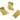 Push Back Stud Earring - Brass - Silver Stud - 18k Real Gold Plating - 8.5gr - MJ101169 - MinjuanRong