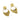 Push Back Stud Earring - Brass - Silver Stud - Cubic Zircon - 18k Real Gold Plating - 9.8gr - MJ101191 - MinjuanRong