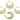 Clasp Back Earrings - Brass - Cubic Zircon - Imitation Silver - 14k real gold plating - 14.9gr - MJ102941 - MinjuanRong