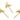 Push Back Stud Earring - Brass - Silver Stud - Cubic Zircon - 18k Real Gold Plating - 12.2gr - MJ101201 - MinjuanRong
