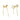 Push Back Stud Earring - Brass - 18K Real Gold Plating - 2.6gr - MJ104047 - MinjuanRong
