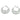 Clasp Back Earrings - Brass - Cubic Zircon - Imitation Silver - 18K Real White Gold Plating - 13.6gr - MJ102942 - MinjuanRong