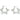 Push Back Stud Earring - Brass - Imitation Silver Stud - 18K Real White Gold Plating - 13.3gr - MJ103089 - MinjuanRong
