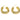 Push Back Stud Earring - Brass - Imitation Silver Stud - 18K Real Gold Plating - 11.1gr - MJ103007 - MinjuanRong
